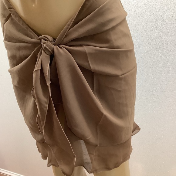 Zuliana Blue, Tan and Burgundy Tie - Three Sarong Bundle. Made In USA. - Picture 6 of 10